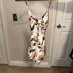 Summer floral romper